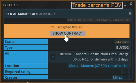 Buying Ad Partner Accepted