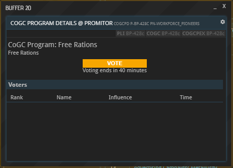 Vote buffer
